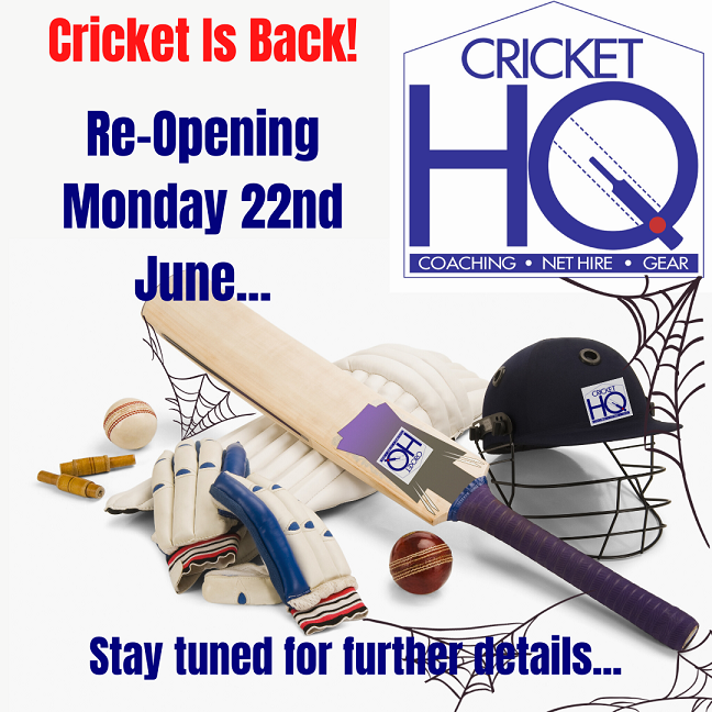 Re-Opening Monday 22nd June!