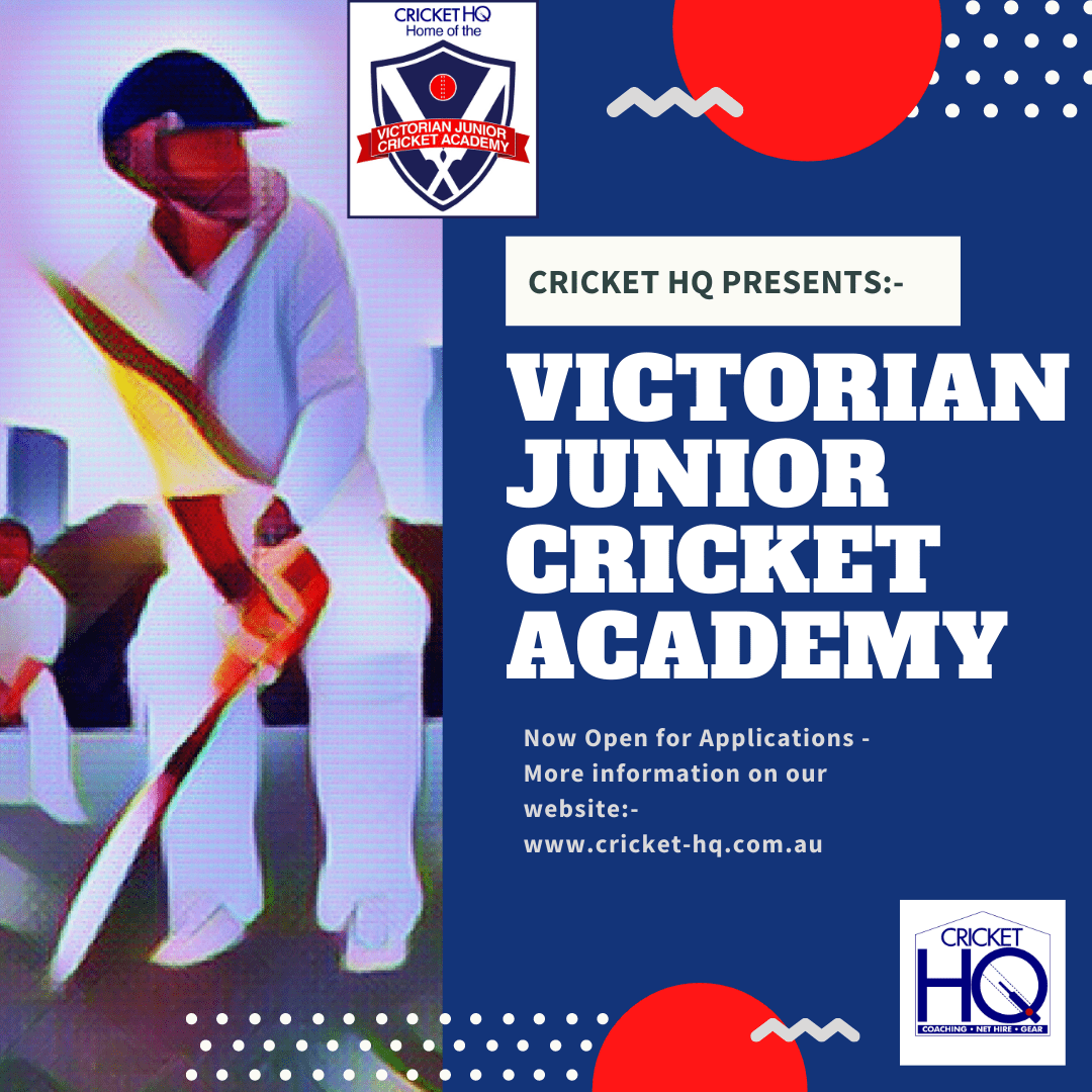 Victorian Junior Cricket Academy Open for Applications