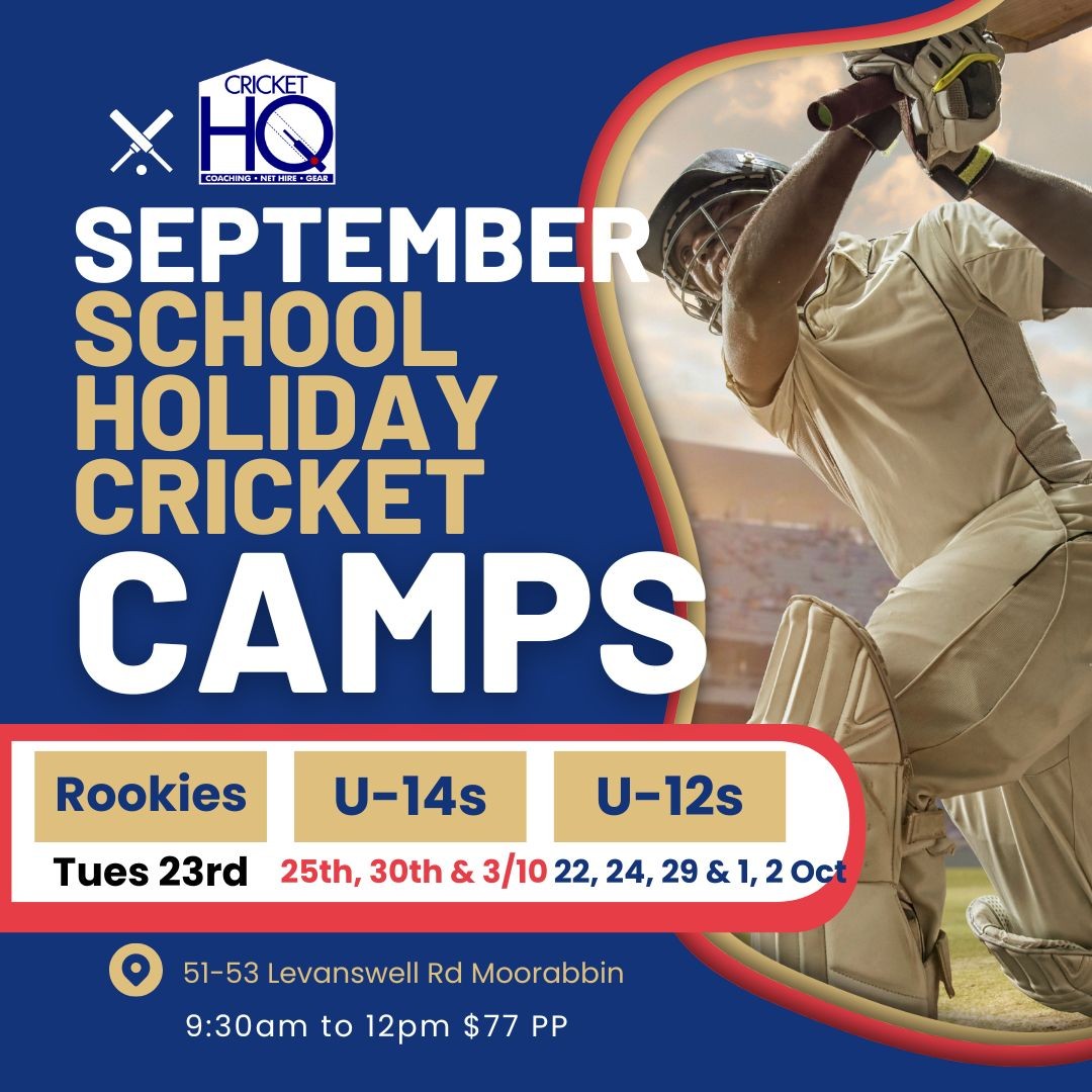 September School Holiday Cricket Camps